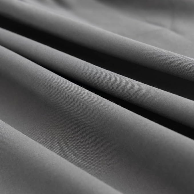 Grey Bed Skirt Twin Size Ruffled Bed Skirt - Image 4