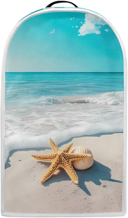 Beach Teal Blender Cover for Kitchen Countertop Starfish Small Appliance Dust - Image 6