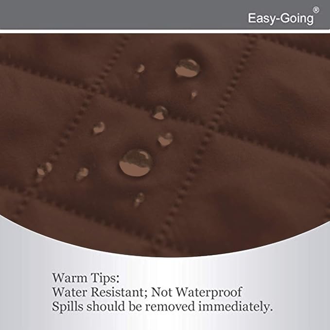 Easy-Going Futon Sofa Slipcover Reversible Sofa Cover Armless Couch Cover Water - Image 6