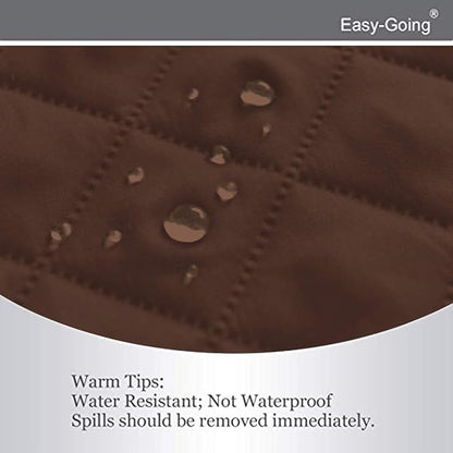Easy-Going Futon Sofa Slipcover Reversible Sofa Cover Armless Couch Cover Water - Image 6
