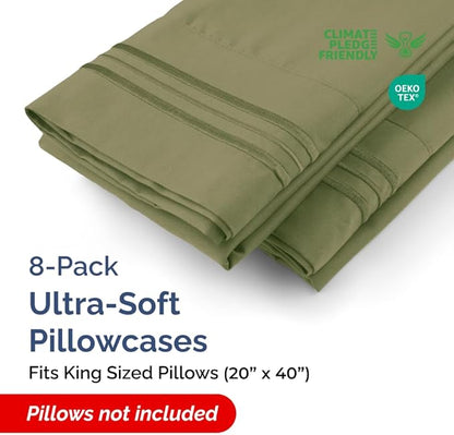 King Pillow Cases Set of 8 - Image 2