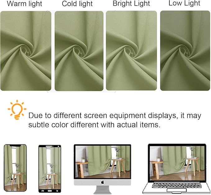 Gwine 24 Inch Long Tier Curtains - Image 6