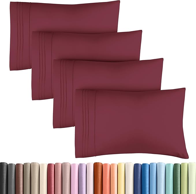 Queen Pillow Cases Set of 4 by CGKUnlimited