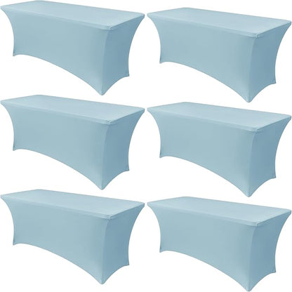 Obstal 6 Pack Spandex Stretch Table Covers by Obstal