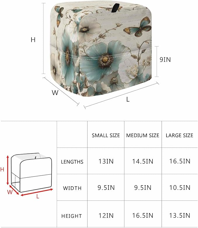 Spring Flowers Stand Mixer Dust Cover - Image 6