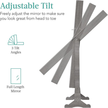 best choice products freestanding jewelry armoire cabinet, full, close-up detail