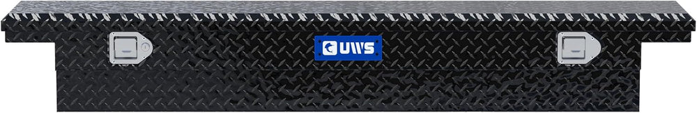 UWS EC10552 69-Inch Gloss Black Heavy-Wall Aluminum Slim Truck Tool Box with ...