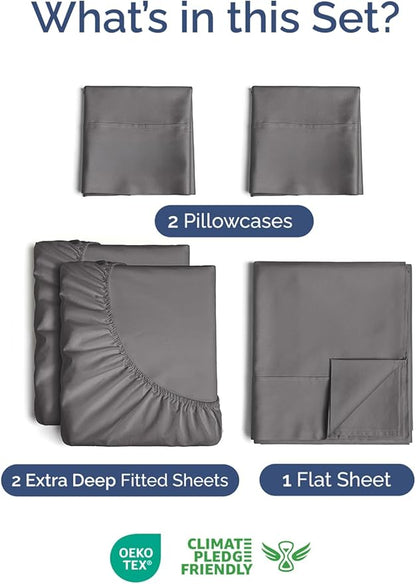 Extra Deep Pocket Split King Sheets - Image 2