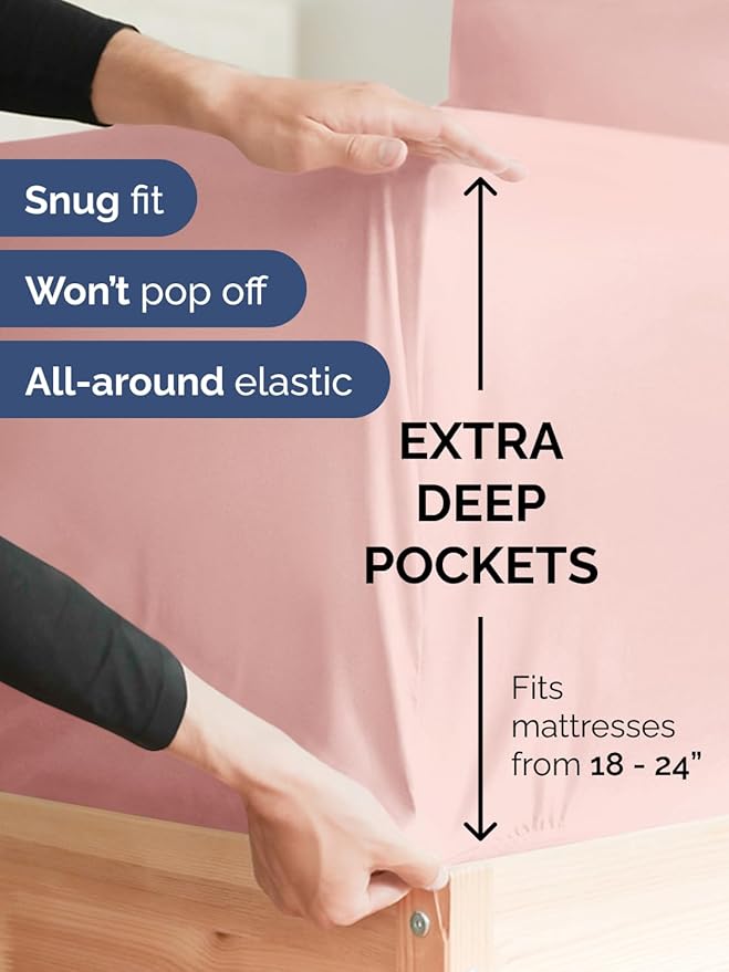 Extra Deep King Fitted Sheet - Image 2