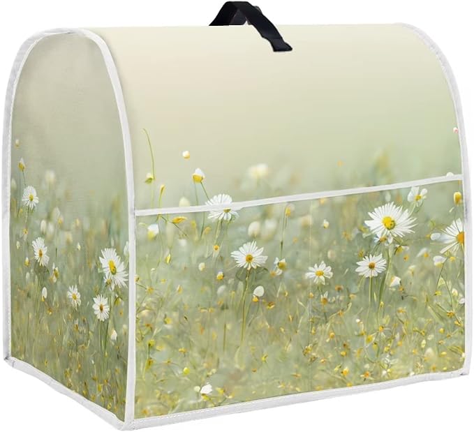 Realistic Daisy Print Stand Mixer Covers Fit Tilt Head and Bowl Lift Models by HUISEFOR