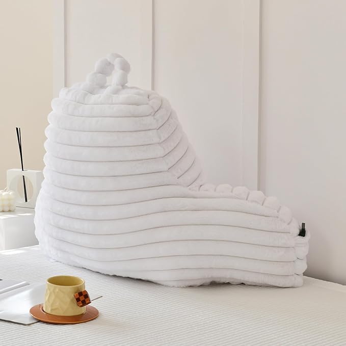 Yaoshuho Large Reading Pillow for Adults, Back Support Pillow for Sitting Up in - Image 5