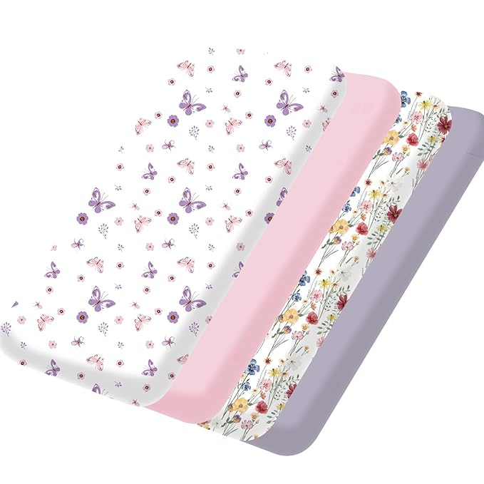 bimocosy Mini Crib Sheets, Pack and Play Sheets by bimocosy