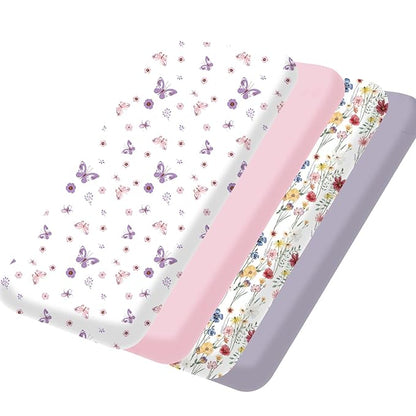 bimocosy Mini Crib Sheets, Pack and Play Sheets by bimocosy