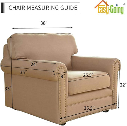Easy-Going Chair Sofa Slipcover Reversible Sofa Cover Water Resistant Couch - Image 7