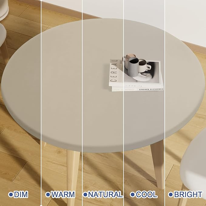 Round Spandex Tablecloth, Elastic Fitted Waterproof Tablecloths - Image 7