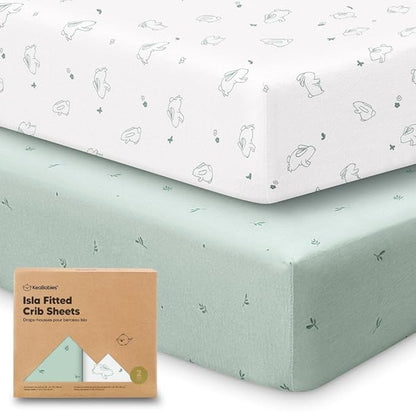 KeaBabies 2-Pack Baby Crib Sheets by KeaBabies