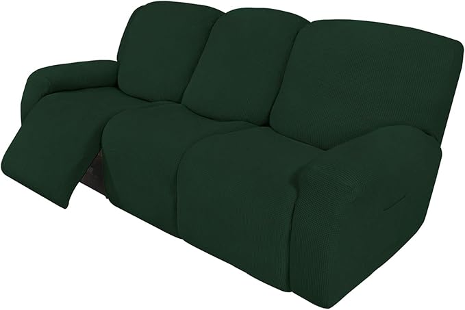 Easy-Going 8 Pieces Recliner Sofa Stretch Sofa Slipcover Sofa Cover Furniture by Easy-Going