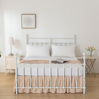 Bed Skirt Queen Size Ruffled Bed Skirt - Image 7