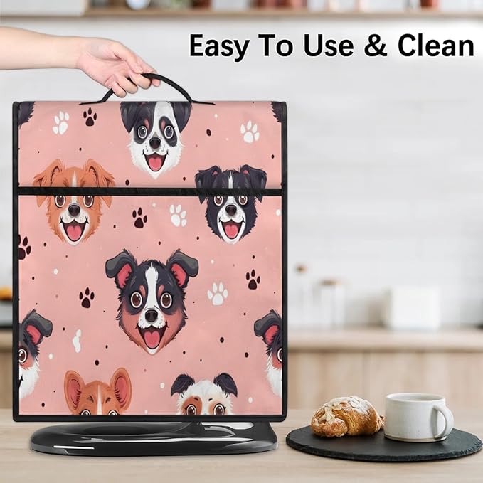 Stand Mixer Cover for 6-8 Quarts Mixer Kitchen Mixer Cover Fits Tilt Head & - Image 5