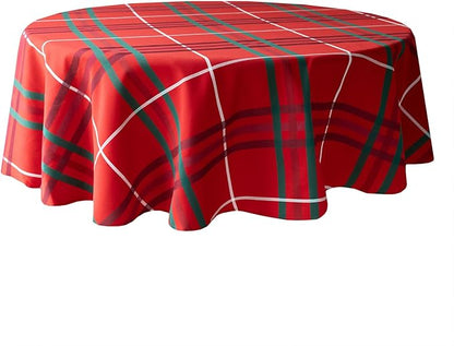 Benson Mills Heavyweight Yarn Dyed Engineered Woven Fabric Plaid Table Cloth - Image 5
