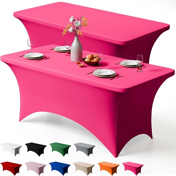 Trlyc 2 Pack 4FT Spandex Table Cloth by TRLYC