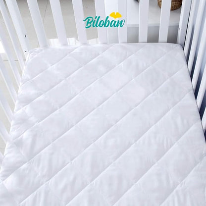 Zippered Mini Crib Mattress Protector, Waterproof Playard Mattress Encasement - Image 6