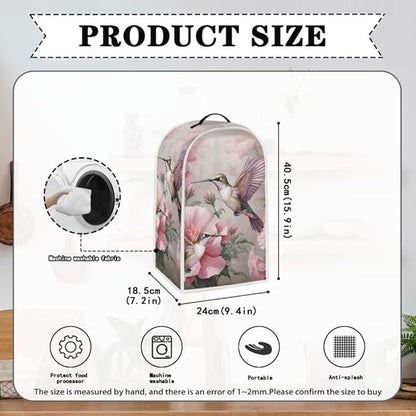 Hummingbird Floral Blender Dust Cover Appliance Covers - Image 6