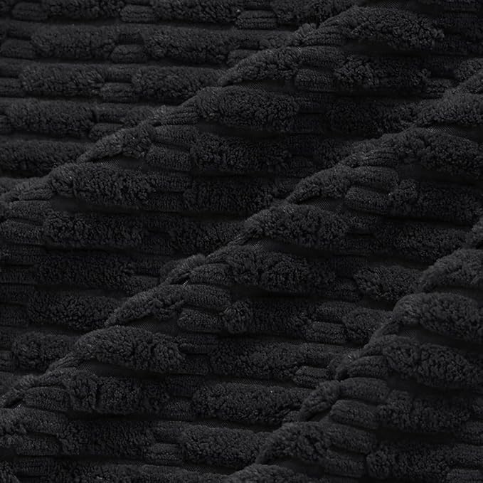 Fancy Homi 4 Packs Boho Black Decorative Throw Pillow Covers 12x20 Inch - Image 5