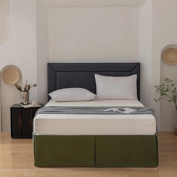 Queen Bed Skirt, Wrap Around Bed Skirt - Image 5