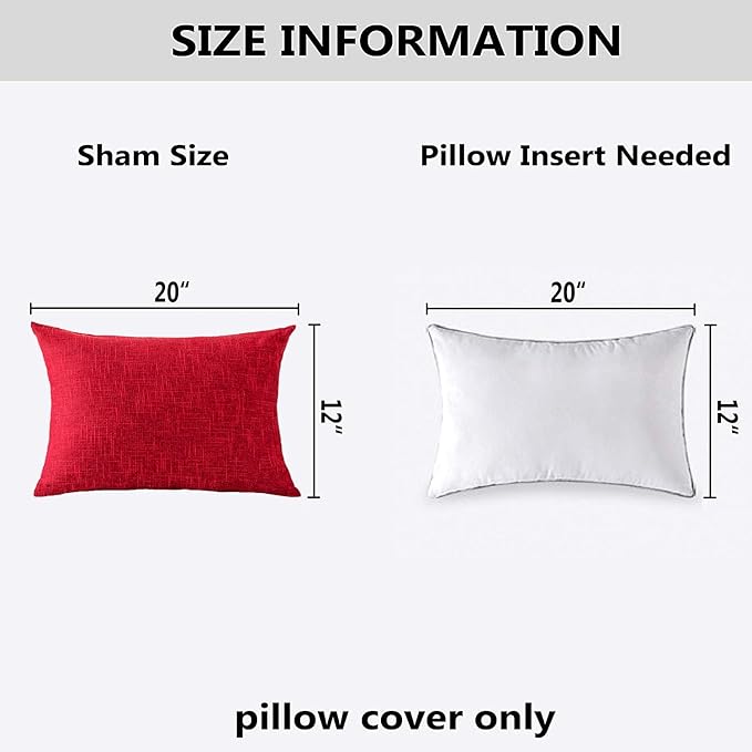 Kevin Textile Christmas Cushion Cover Faux Linen Cushion Case Soft Lumbar Throw - Image 6