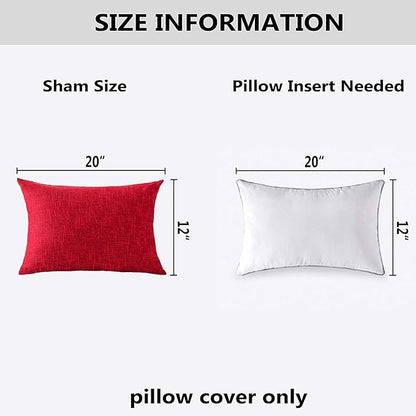 Kevin Textile Christmas Cushion Cover Faux Linen Cushion Case Soft Lumbar Throw - Image 6