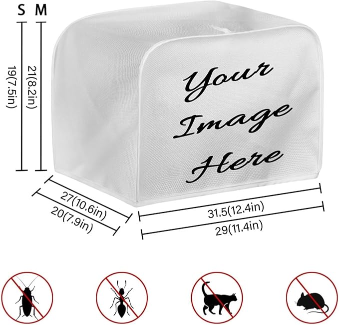 ZFRXIGN Mushroom Toaster Covers 4 Slice Toaster Dust Cover Moon Night Toaster - Image 7