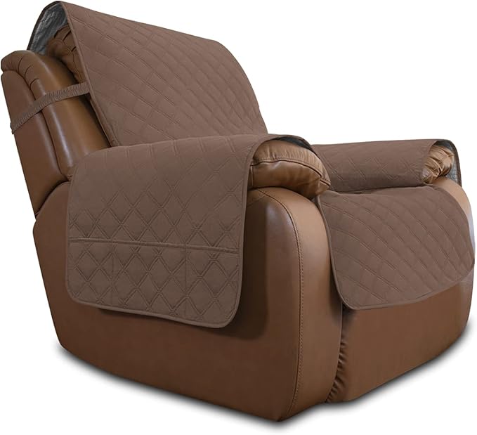 Easy-Going Sofa Slipcover Waterproof Oversized Recliner Chair Cover Non-Slip by Easy-Going
