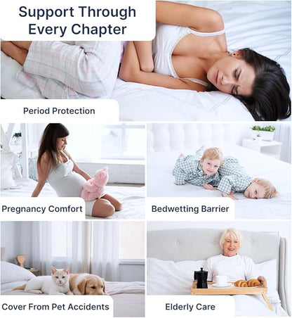 PAULATO BY GA.I.CO Queen Waterproof Mattress Protector – Mattress Cover - Image 8