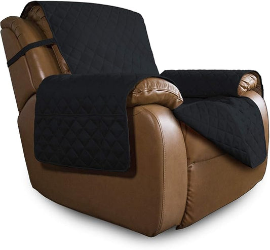 Easy-Going Oversized Recliner Chair Slipcover Reversible Sofa Cover Water by Easy-Going