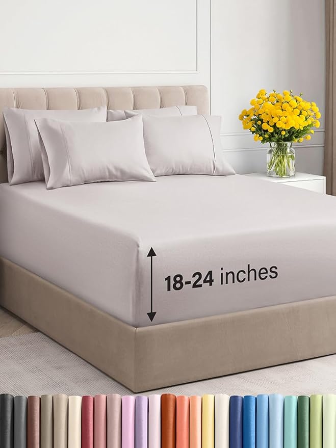 Extra Deep Cal King Sheet Set by CGKUnlimited