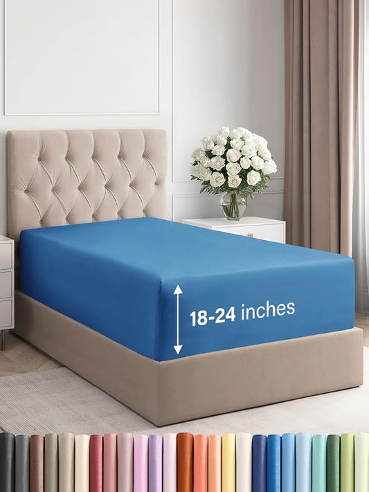 Extra Deep Twin Fitted Sheet by CGKUnlimited