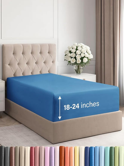 Extra Deep Twin XL Fitted Sheet by CGKUnlimited