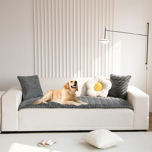 Non Slip Fuzzy Pet Couch Covers by GumfolkBrandFlagship