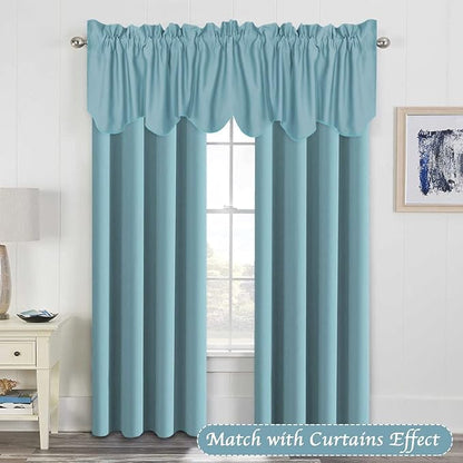 H.VERSAILTEX 2 Panels Blackout Curtain Valances - Image 2