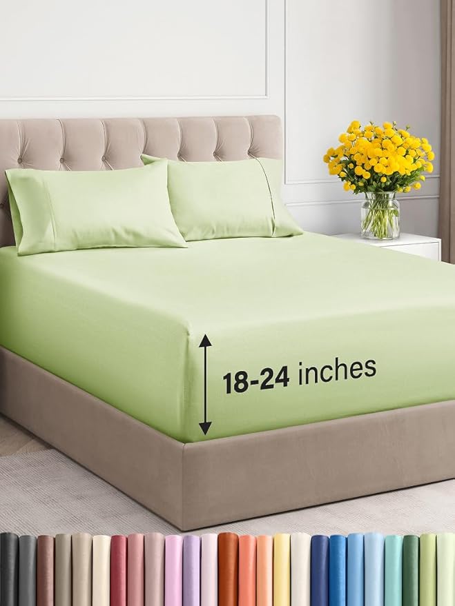 Extra Deep Twin Sheet Set by CGKUnlimited
