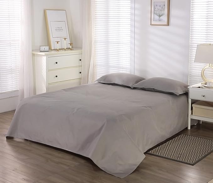 WenBags Waterproof Bed Sheet Flat Sheets Lightweight, 70*90 Inches Queen Size - Image 6