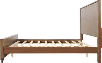 merax king size wood bed frame with fluted, package contents