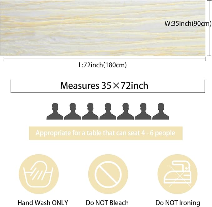 Fivenl 12 Pack Cheesecloth Table Runner 35x72 Inch Boho Gauze Table Runner - Image 2