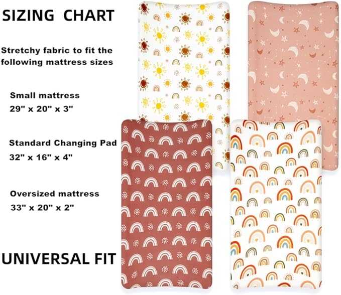 4 Pack Boho Nursery Sheets - Image 7