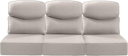 Luxury 24x24x6 Inch Smile Outdoor Sofa Cushions Set of 3 by ACTREST