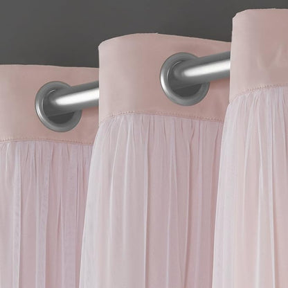 TOWN & COUNTRY LUXE Talia Double Layer Indoor Curtains, Sheer and Room - Image 3