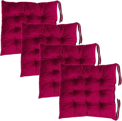 Set of 4 Chair Cushions for Dining Chairs by MissSoul