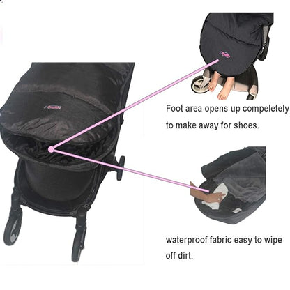 funlife Anti-Kick Waterproof High Performance Winter Stroller Footmuff Fits All - Image 6