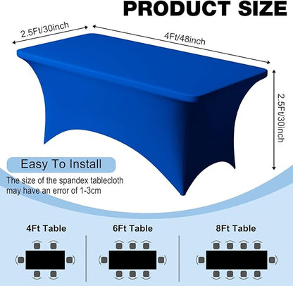 Trlyc 2 Pack 4FT Spandex Table Cloth - Image 4